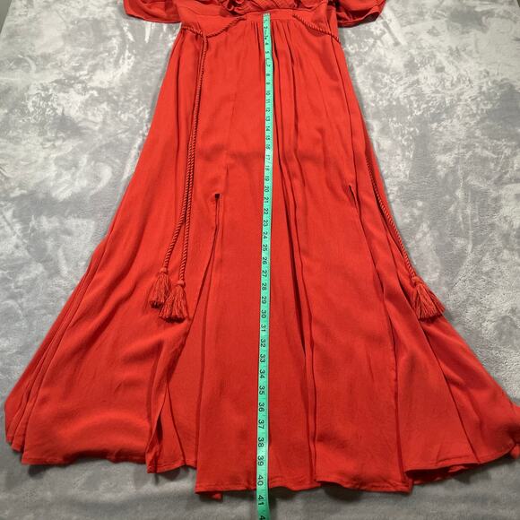 Baltic Born Jennifer Dress Large Boho Flowy Romantic Flutter Maxi Party Event - Picture 8 of 9